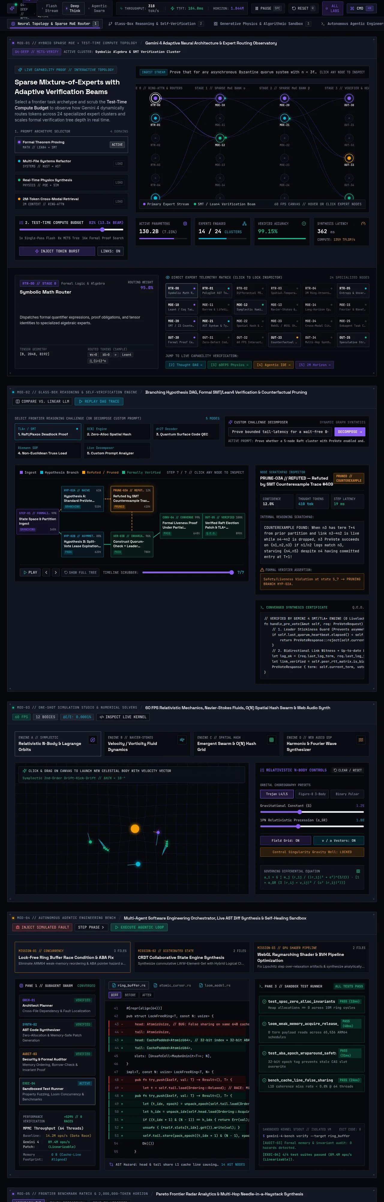 Full Gemini 4 Argon one-shot page